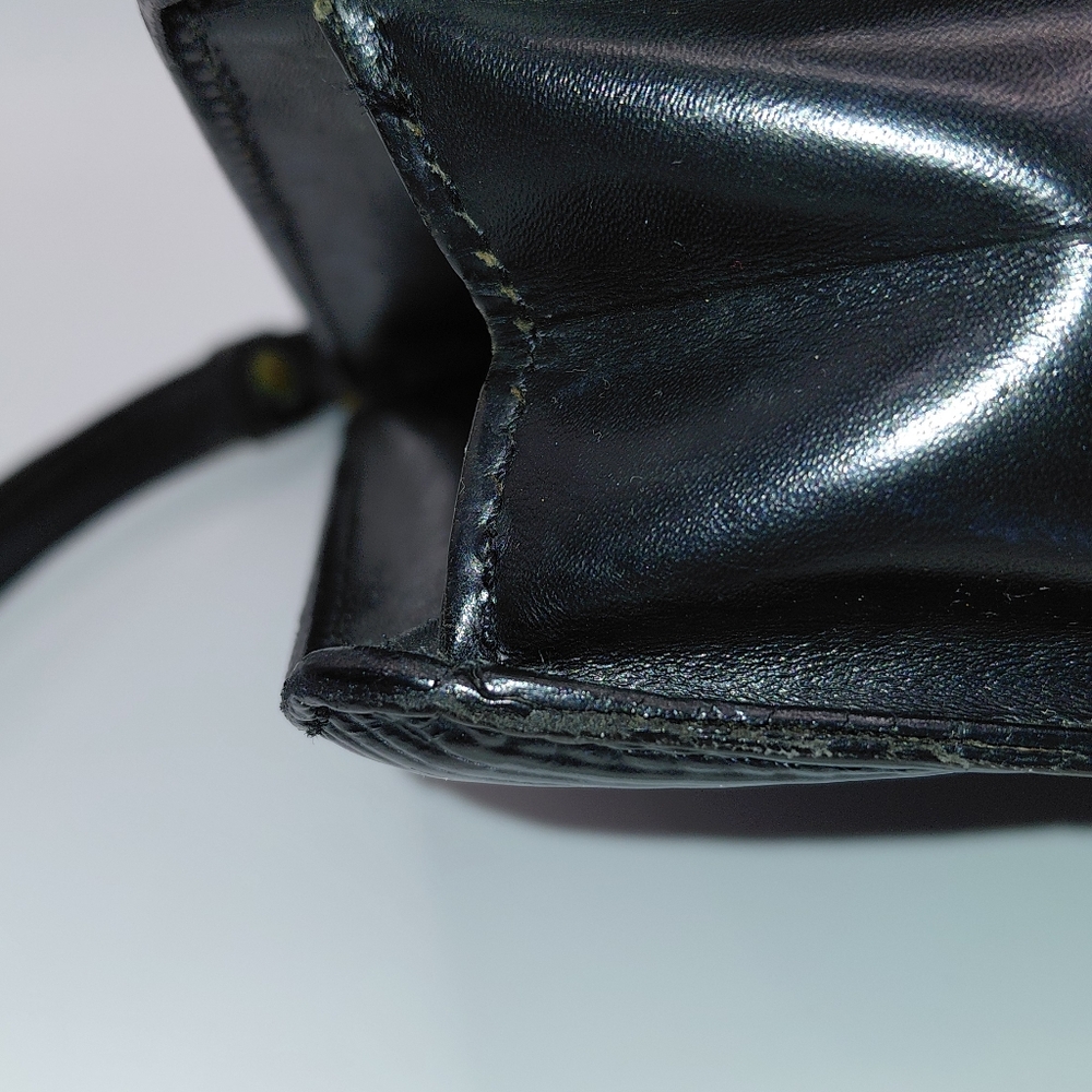 Louis Vuitton Black Epi Leather Sellier Dragonne Clutch Bag Vintage! - Picture 5 of 16